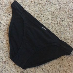 Black bikini bottom